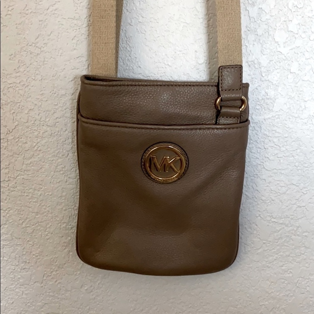 Michael Kors Leather Crossbody Bag